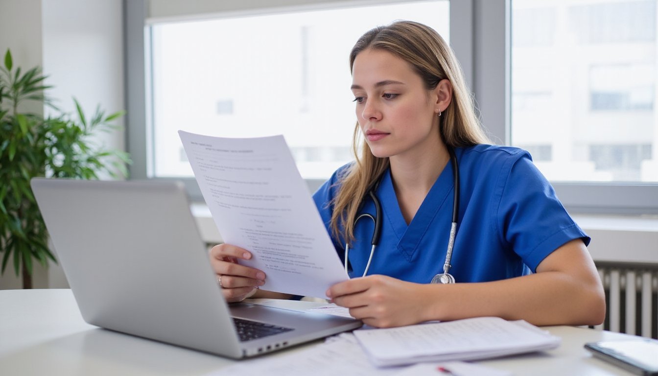 detailed healthcare professional registration process