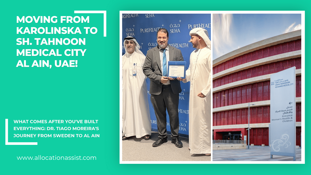 Dr. Tiago Moreira's Move from Karolinska to Abu Dhabi