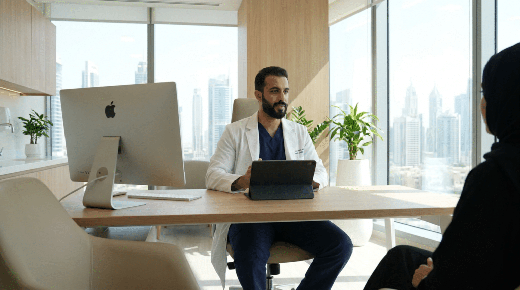 Doctor working in uae hospital