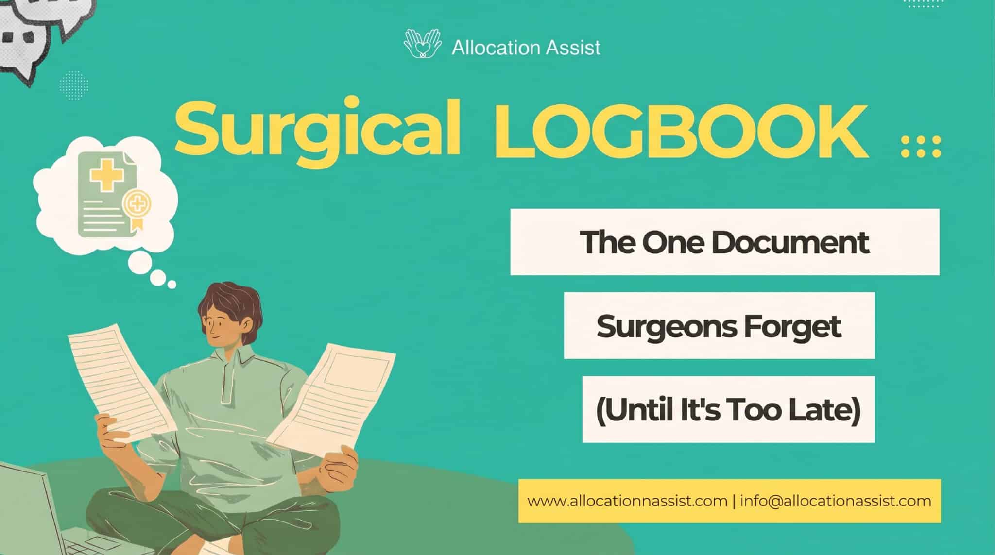 Surgical Logbook for DHA Licensing