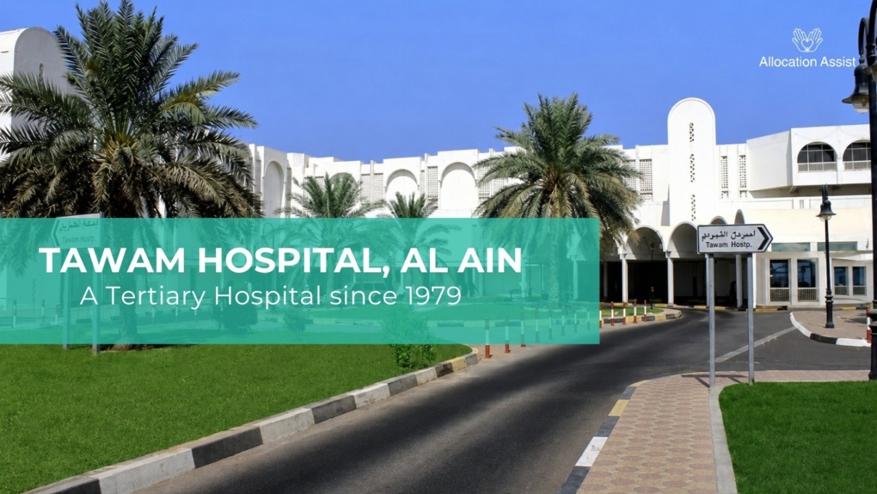 Working at Tawam Hospital, Al Ain