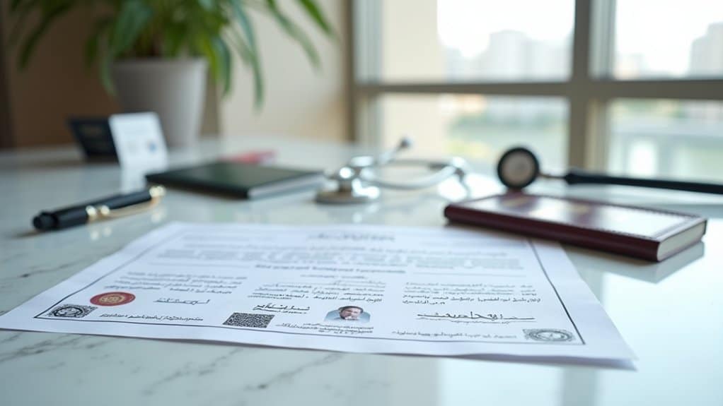certificate of current professional status
